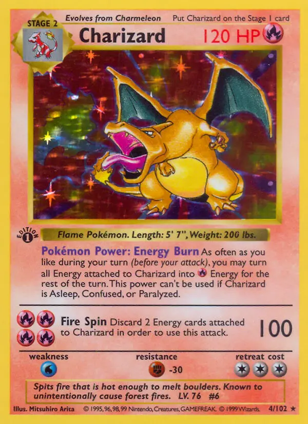 Charizard, Base Set, 4/102